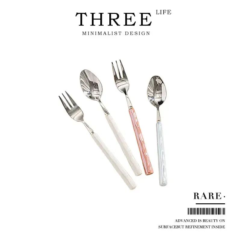 T·Rare·餐具高档精致不锈钢长柄调羹高颜值勺子家用 | 瑰丽