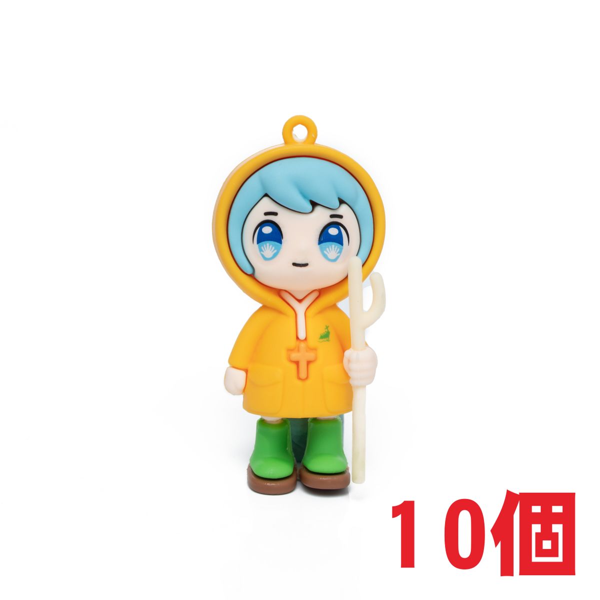 Hold Hands | 梵蒂岡2025年禧年吉祥物-LUCE (軟膠-鎖匙扣）10個（身高60mm）將希望帶給身邊人| 尺碼: 10 |  HKTVmall 香港最大網購平台