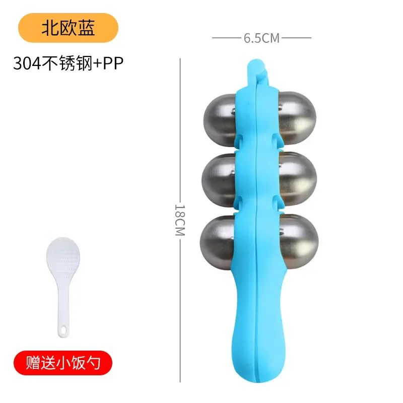 新款304不鏽鋼飯糰模具兒童搖米飯糰神器寶寶搖搖樂DIY做米飯輔食
