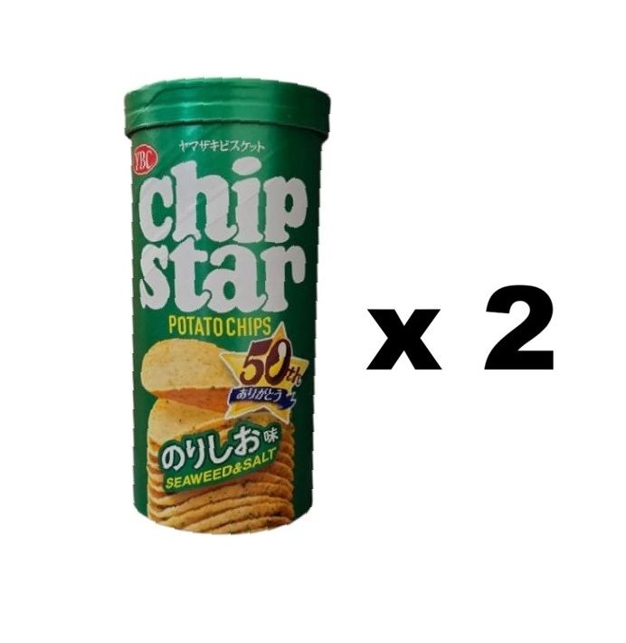 [Chip Star] 薯片 (海苔鹽) 45g x 2  【此日期前最佳： 2027/08】