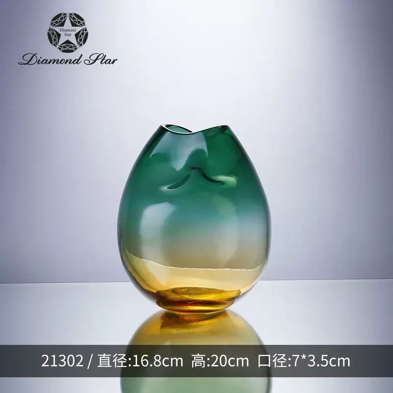 Green gradient glas