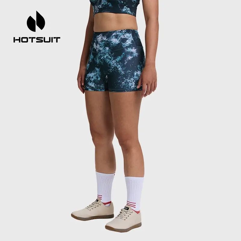 hotsuit後秀三分健身褲女士2025夏季拳擊高腰收腹裸感訓練緊身褲2081EEA92