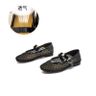 Sheepskin Mary Jane shoes spring and summer new women's casual shoes hollowed-out mesh breathable