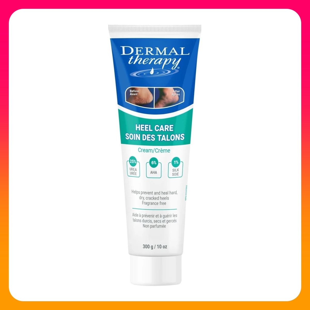 足跟護理霜300g 尿素 保濕 補水 去角質 撫平 老繭 嚴重乾燥 不油膩 無香味  (效期:07/2026*)