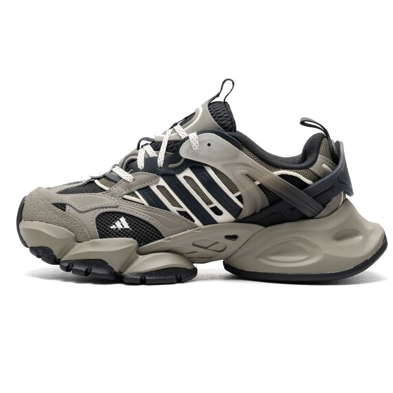 Adidas XLG RUNNER DELUXE medium daddy shoes JR8078-Carbon Black/Pebble Silver Gray 42