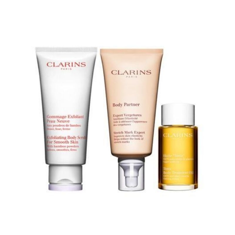 Clarins 孕婦身體護理套裝 3件裝200ml+175ml+100ml [平行進口]