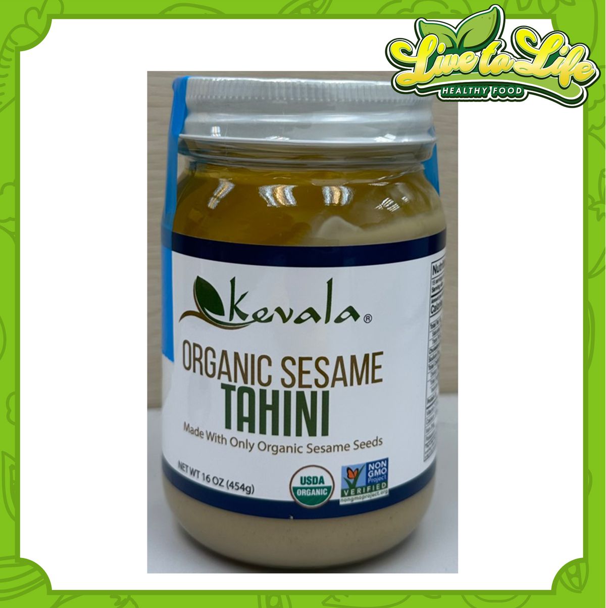 Kevala, Organic Sesame Tahini (16oz / 454g)(Parallel Import)