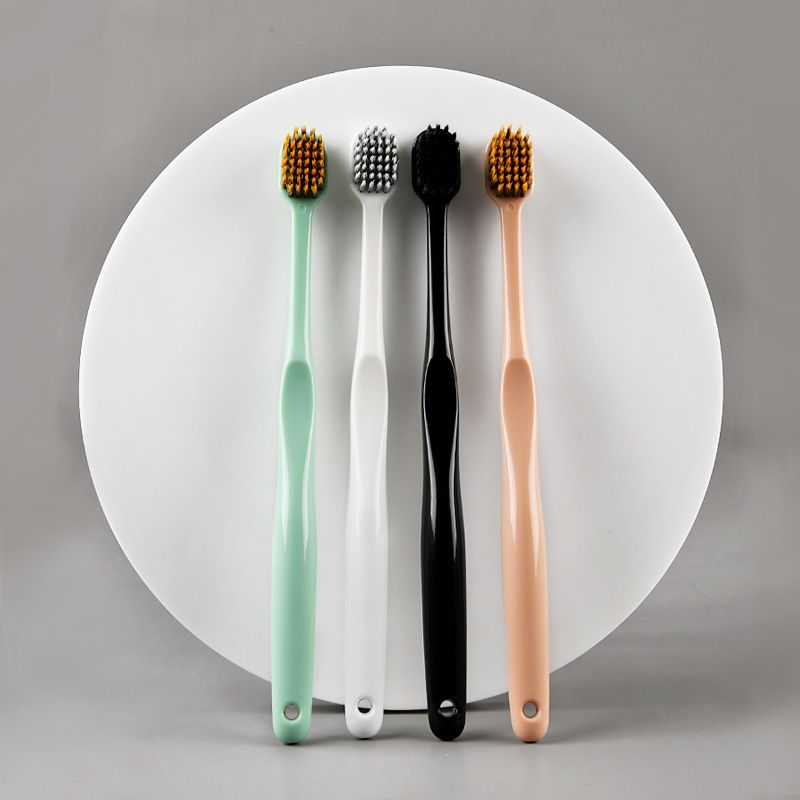 Adult Spiral Head Toothbrush Single Pack Simple Home Cleaning Soft Wide Head Toothbrush