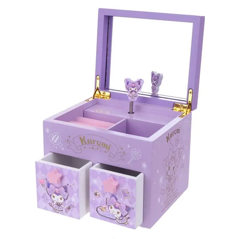 Kuromi Wooden Musical Jewelry Box 