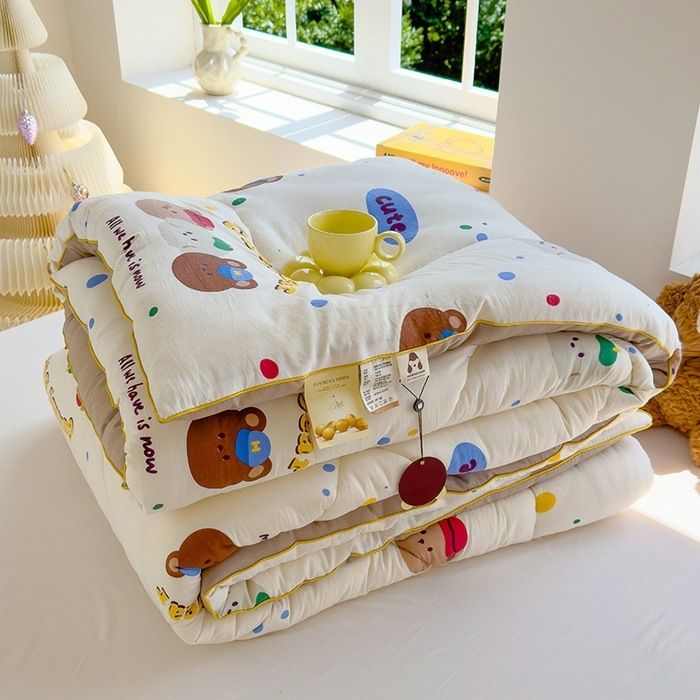 A類母嬰級春秋被|雙層紗大豆纖維被|保暖冬被| 單人被|雙人被|水洗空調被|加厚冬被|150*200cm 3.3磅（LCA-059）