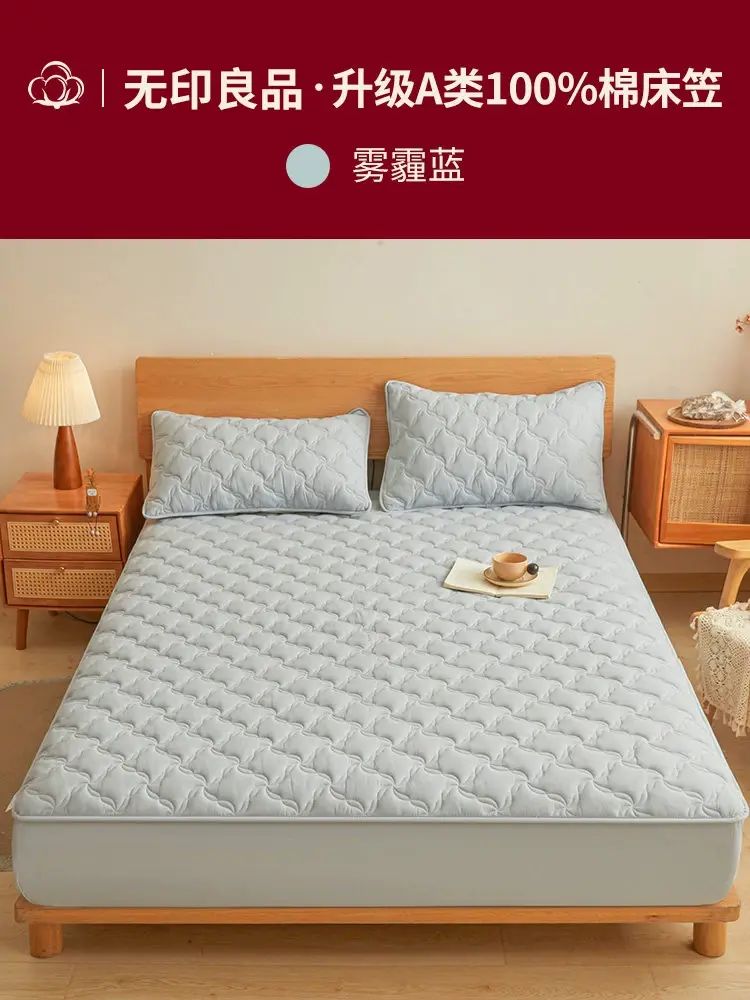 A类夹棉床笠床罩床套防水隔尿床垫保护罩2025新款床单套2