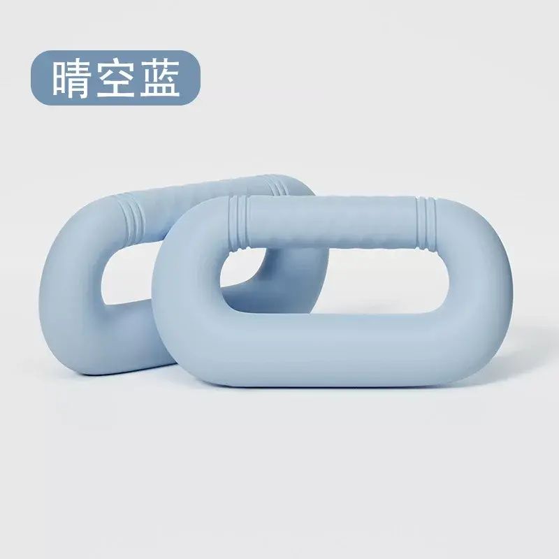 瑜伽哑铃环形软胶哑铃男女健身训练手握拳击哑铃家用健身器材