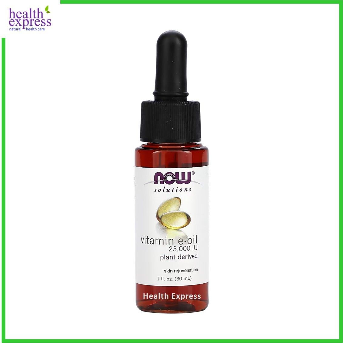 Solutions 維他命 E 油 23,000 IU 1 盎司 30 毫升 [香港行貨] 此日期前最佳:2029年05月31日