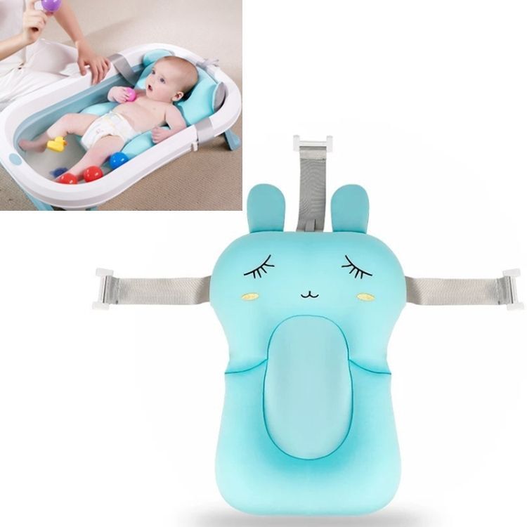 嬰兒洗澡架防滑浴網懸浮浴墊（藍色）