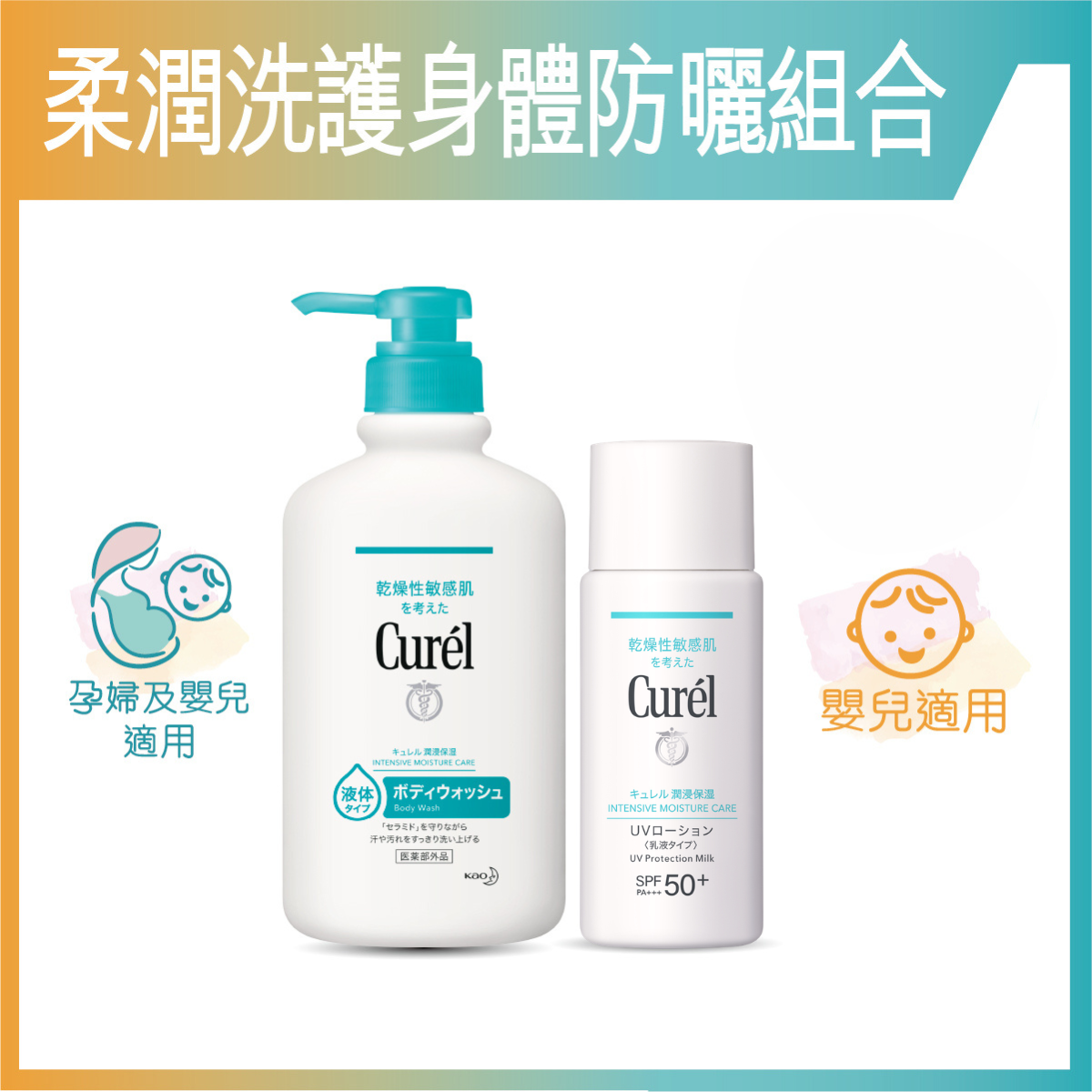 Body Wash + UV Body Lotion Set