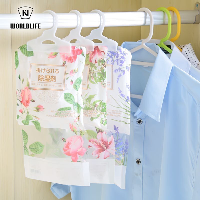 可掛式衣櫃防潮防霉抗菌除臭吸濕袋 (4包)