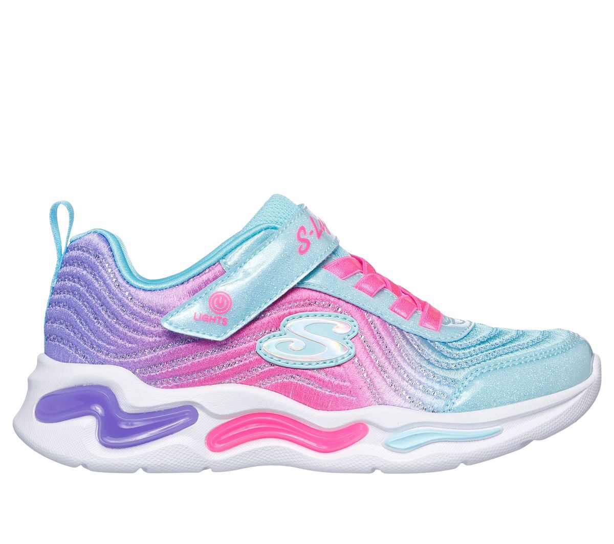 WAVY BEAMS GIRLS' LIGHT UP SHOES