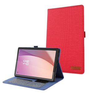 全城熱賣 - 適用於 聯想 Tab M9 布紋平板皮套（紅色）