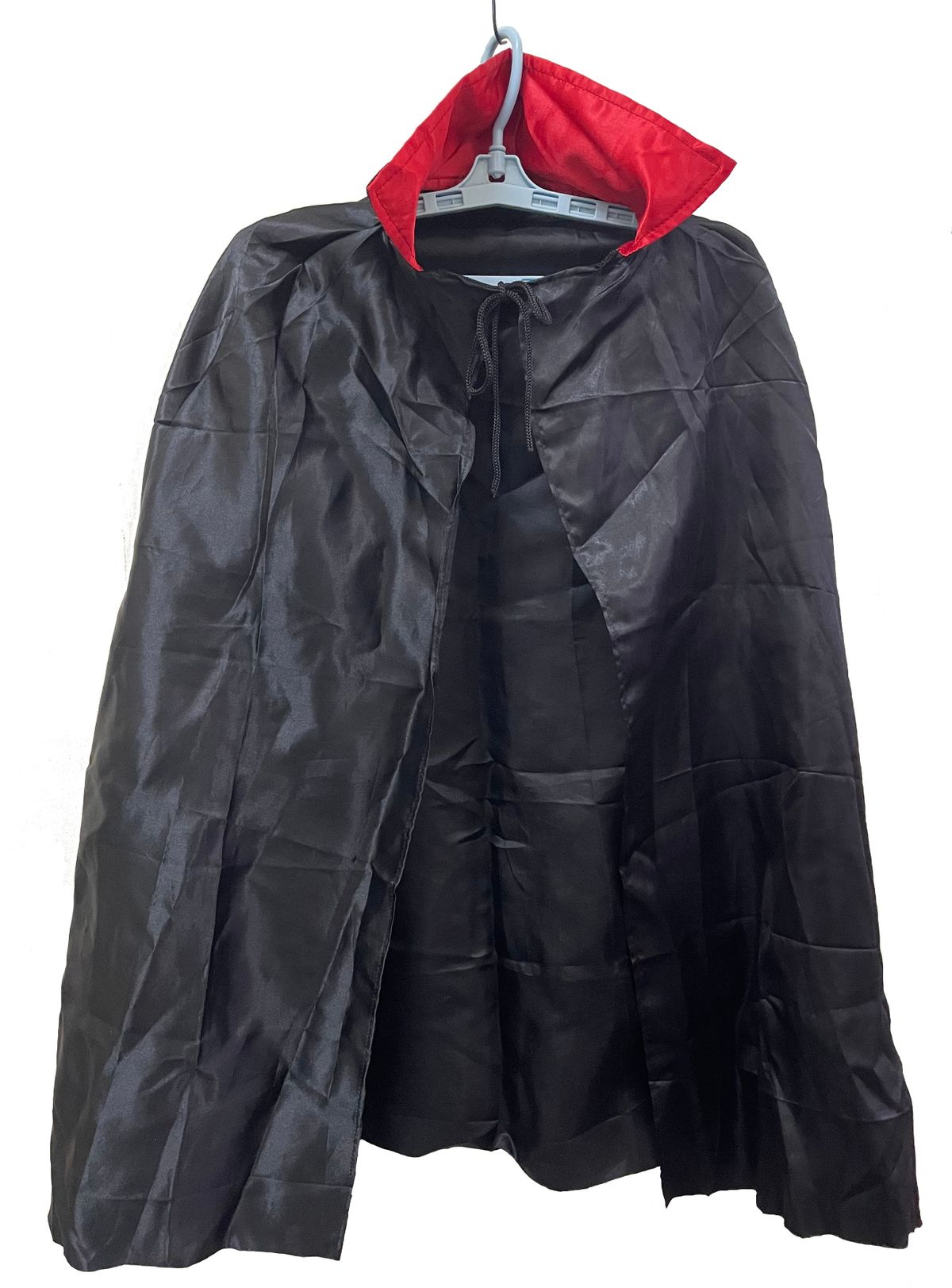 Red Collar Black Stylish Cape | Party Costume | Props | Add to the Festive Atmosphere | Holiday Sale