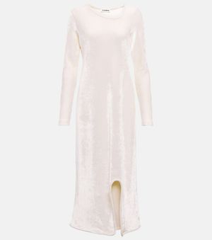 Jil Sander Wool-blend midi dress