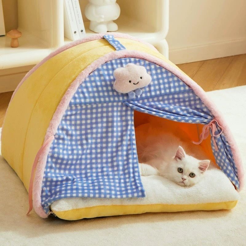 Pet Tent | Four Seasons Cat Nest | Cat Tent | Removable Washable Dog Nest|Closed Cat Villa (LPA329)