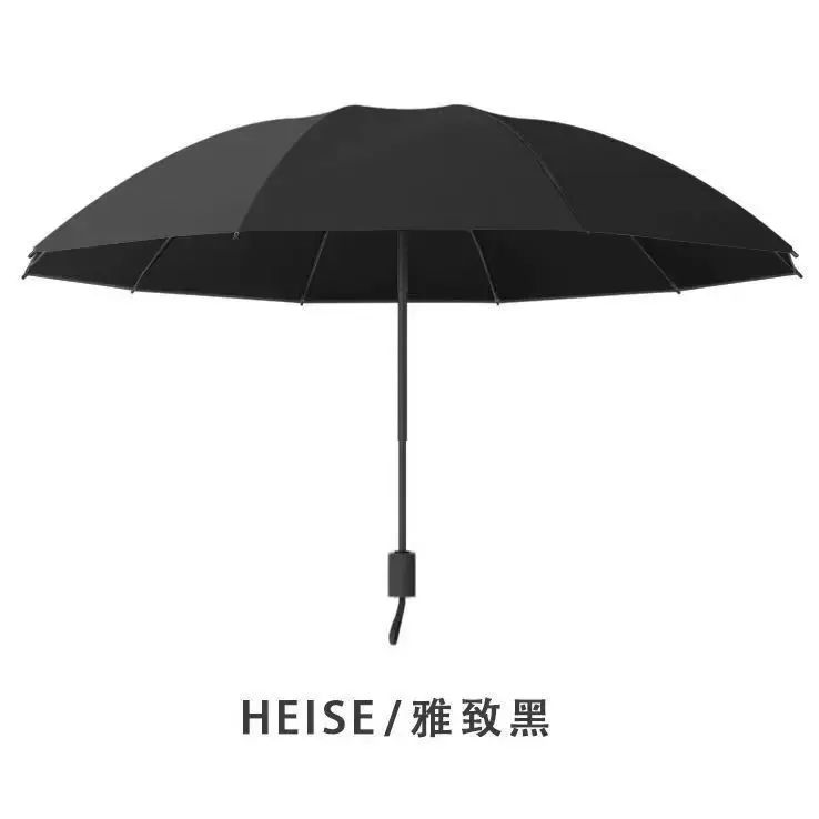 雨遮大號雙人摺疊黑膠晴雨兩用加厚加粗結實抗暴風雨遮陽防紫外線