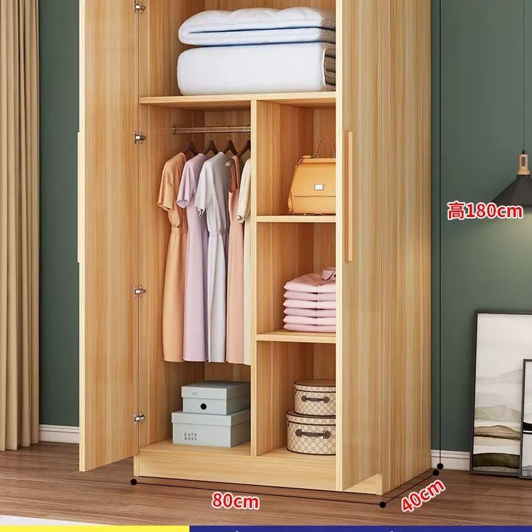 衣柜家用卧室现代简约木质收纳衣橱经济型木衣柜出租房用简易