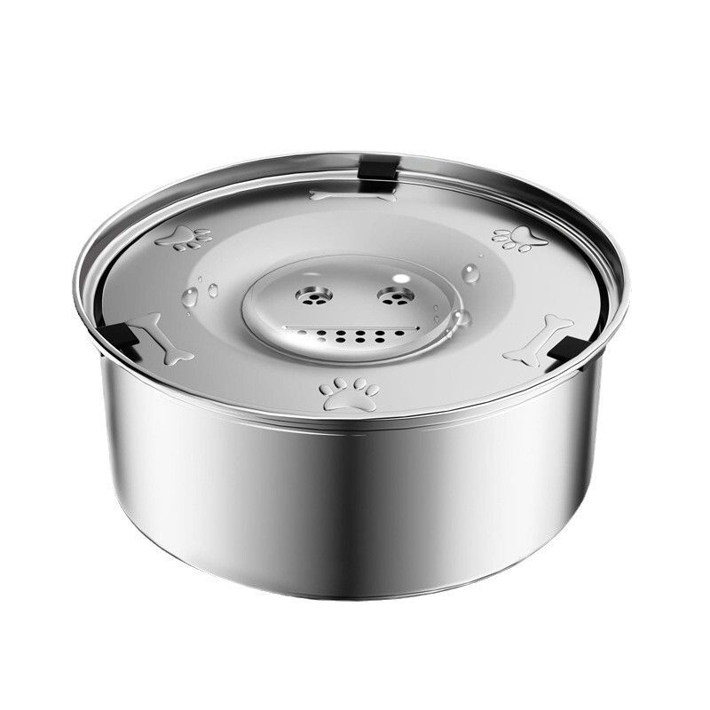 304 Stainless Steel Suspended Water Bowl | Anti Spill Floating Basin|Dog Drinking Water Bowl（LPA217）