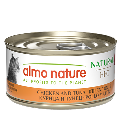 HFC Cat Canned - Chicken & Tuna Natural 70g [新舊包裝隨機發貨]