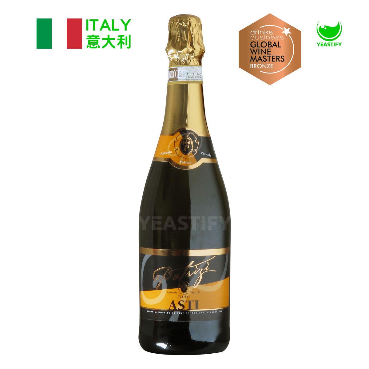 Asti 柏翠斯 甜氣酒, 意大利