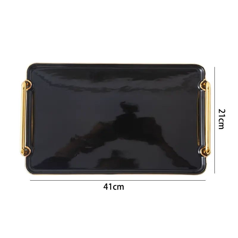 德国FZY陶瓷卫生间置物架桌面家用轻奢高级洗脸台浴室角架收纳盘