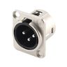 3 Pin XLR Socket Vertical XLR Male Socket Mic Male Female Connector Male Socket