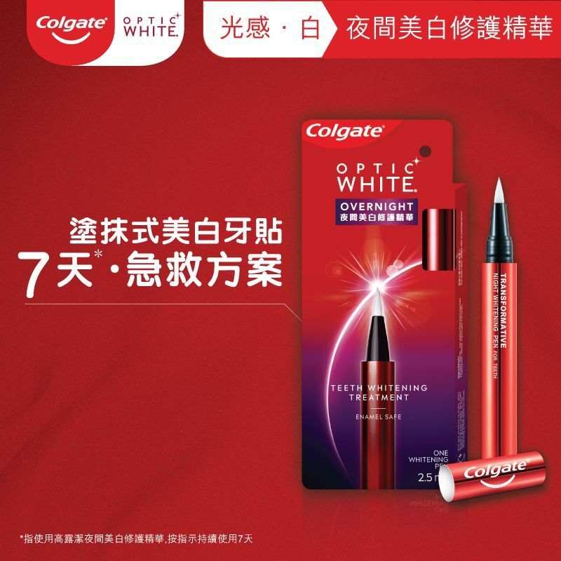 Optic White Overnight Serum Teeth Stain Remover Liquid Gel Whitening Pen (Random Delivery) exp. 07/2
