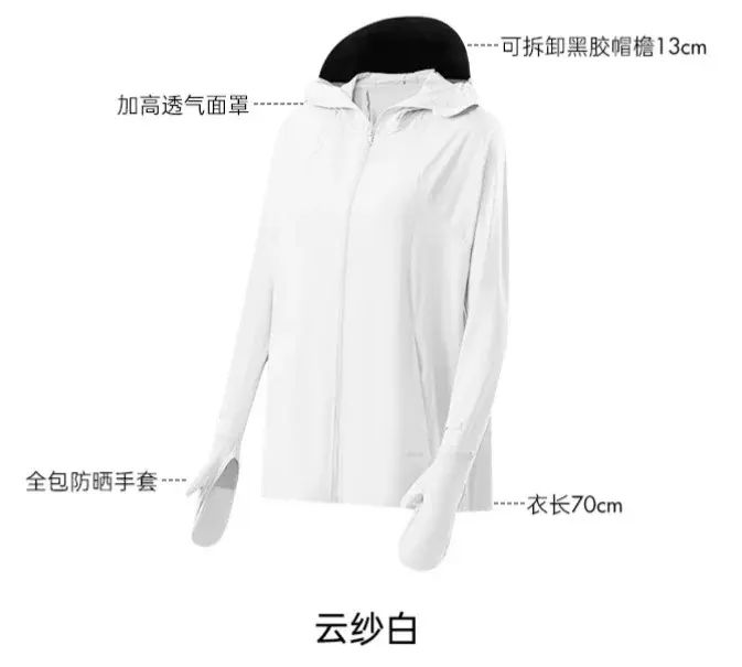 Black Ice Silk Sun Protection Jacket Women's Summer Mid-Length Loose Coat UV Protection UPF50+