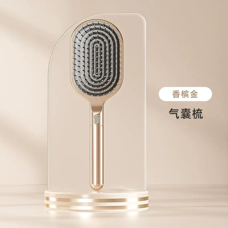 高階出口鋼針氣墊梳蓬鬆高顱頂梳頭髮專用長髮造型按摩氣囊氣墊