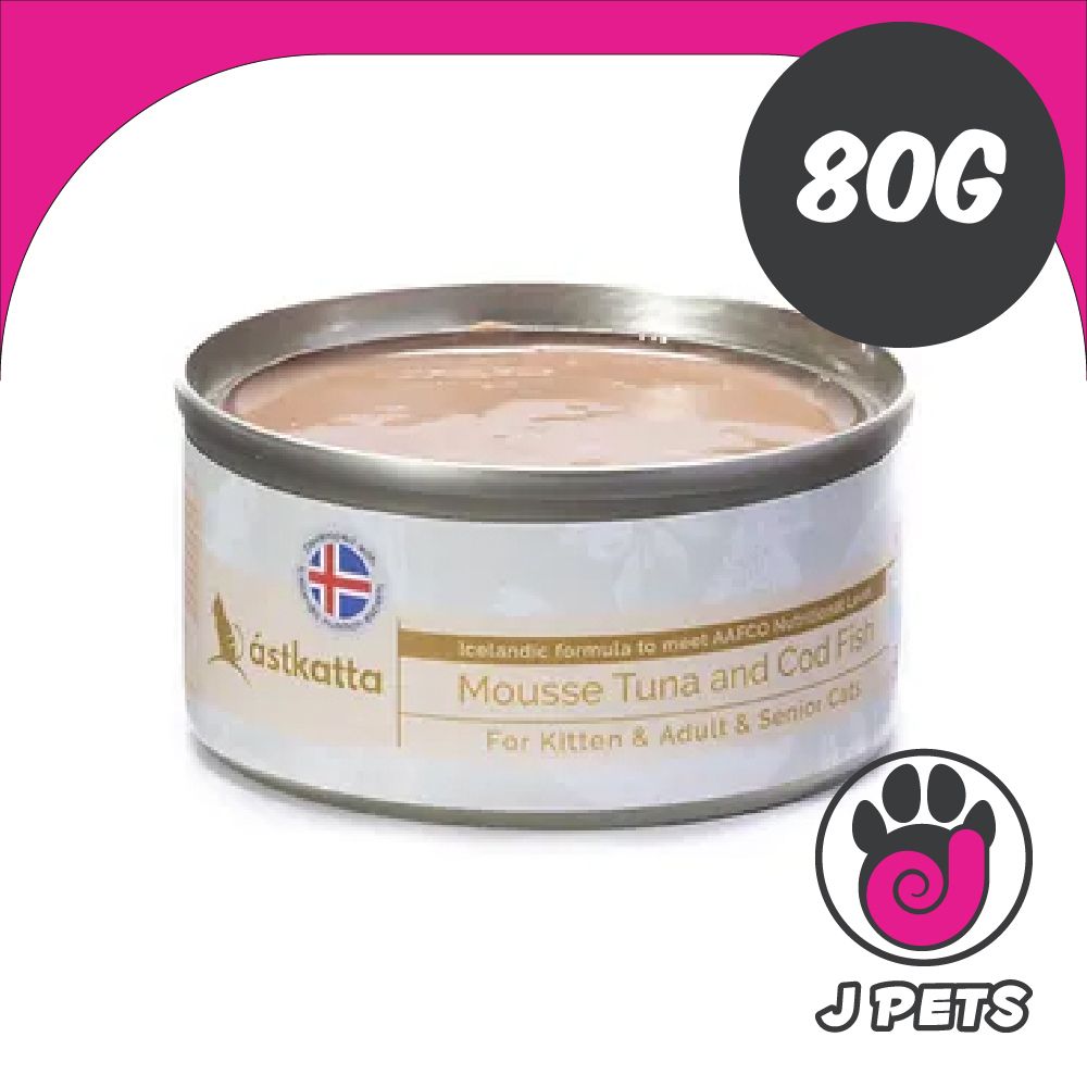 Astkatta Tuna and Cod Mousse for Cats (80g)