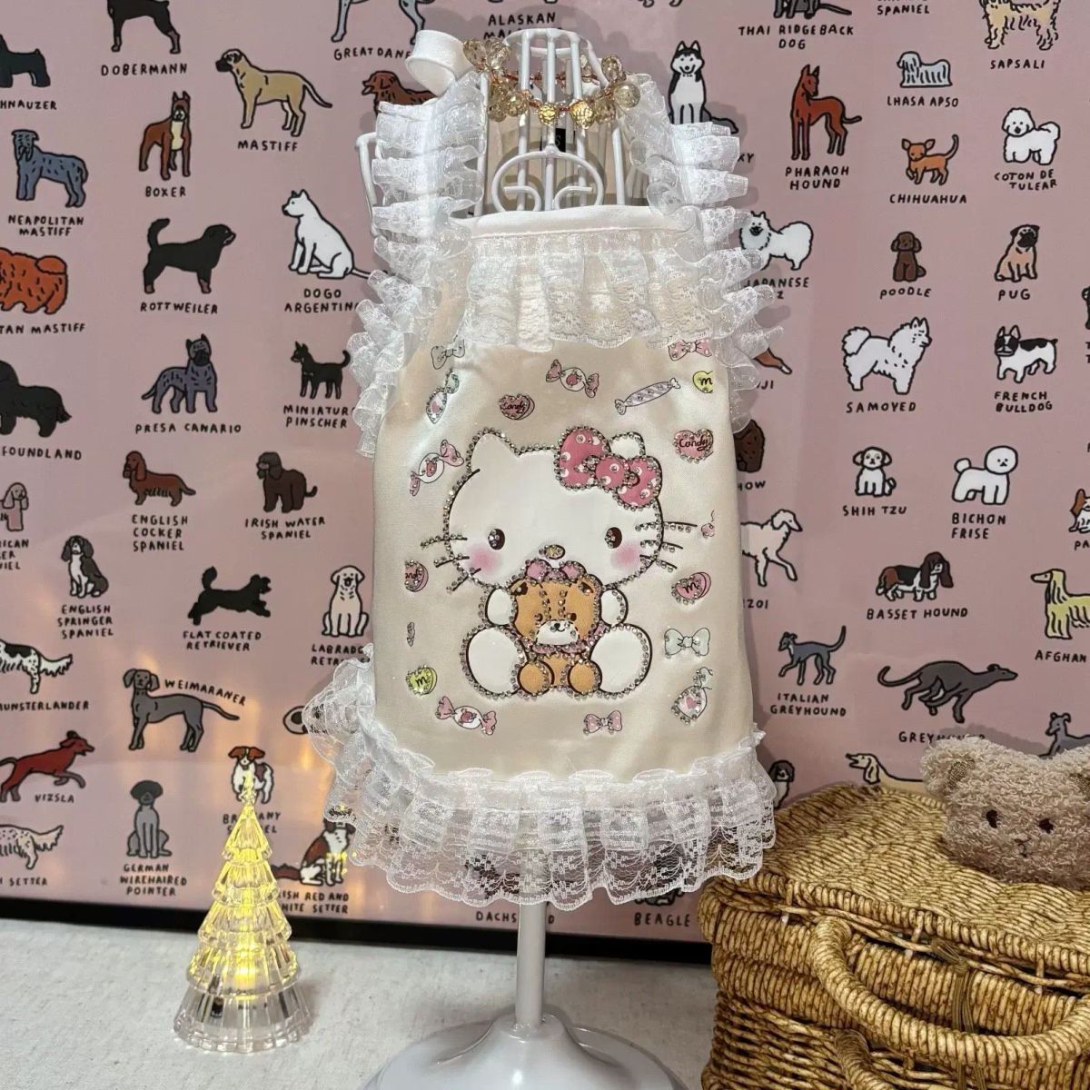 狗狗貓咪夏季寵物連身裙小型衣服裙可愛春夏吊帶裙新款公主輕薄