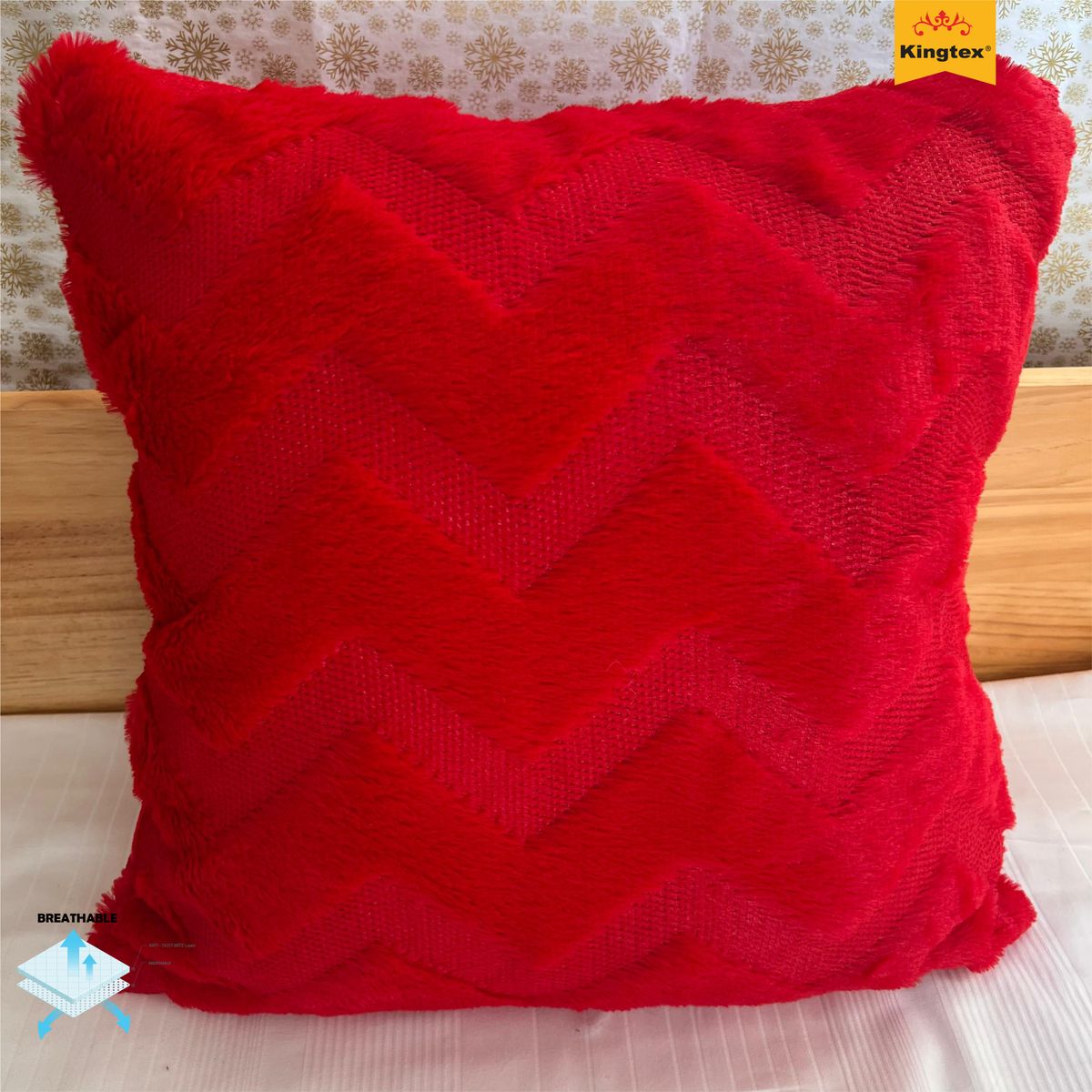 Jacquard Cushion Nude and Cover