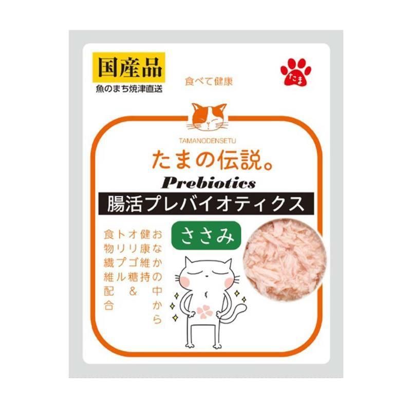 Japan Sanyo TAMANODENSETU Gut Active Prebiotics Cat Food 35g Chicken Flavor Wet Food[Parallel Import