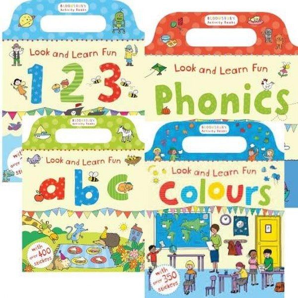 BLOOMSBURY | Look and Learn Fun Collection - 4 Books (活動書) (適合早期學習或幼稚園生 ...