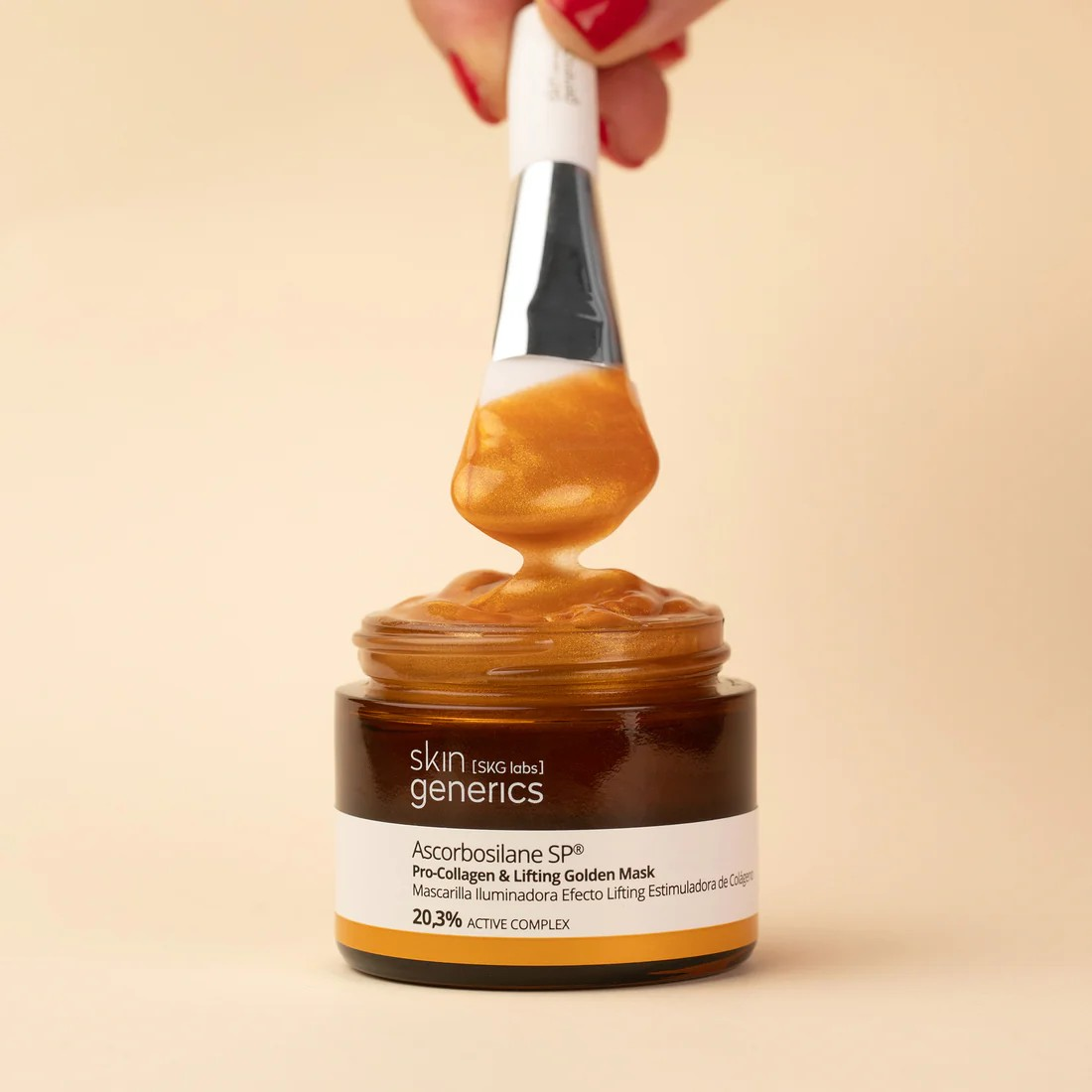 提亮焕白系列 - 膠原蛋白再生緊緻提拉保濕黃金面膜50ml (含20.3% 活性複合成分)