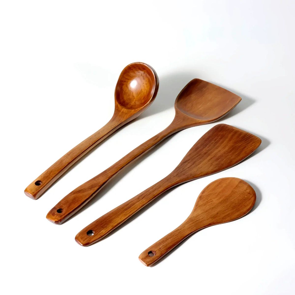 不粘鑊專用鑊鏟炒餸家用鏟子柯木老漆炒勺木勺飯勺木鏟廚房用具鏟