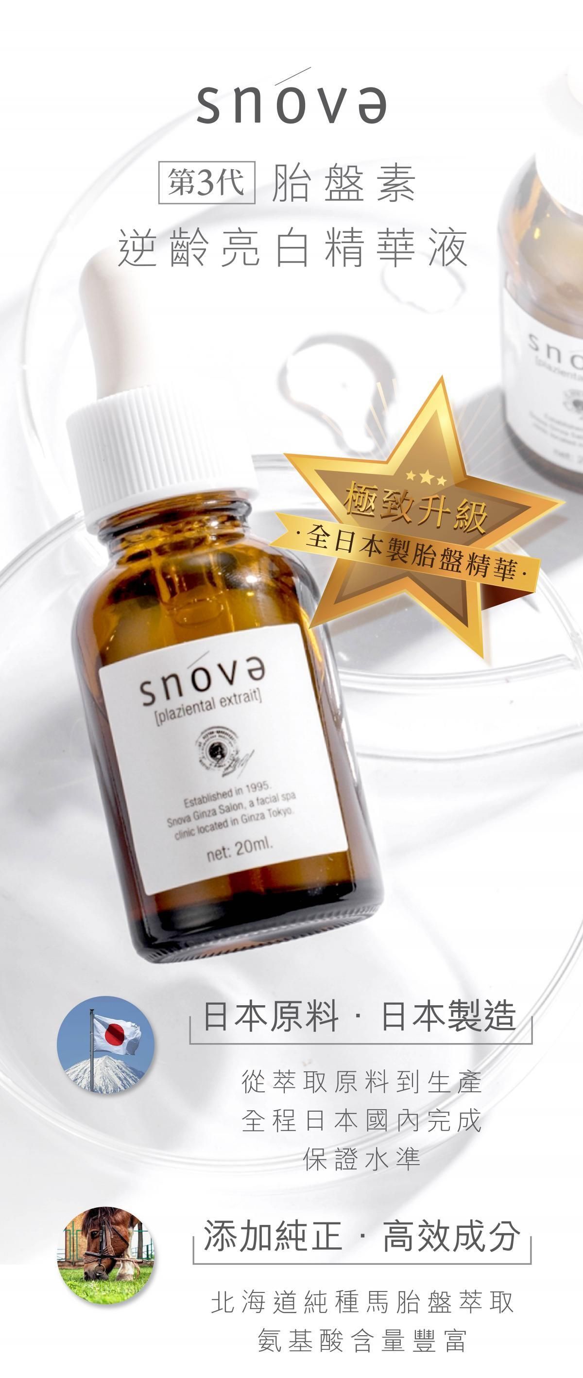 Snova | [10in set] Plaziental Extrait (3rd Edition) 20ml*10 