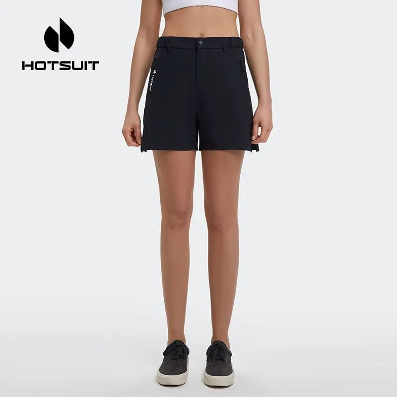 hotsuit後秀運動短褲女外穿跑步透氣訓練健身褲寬鬆顯瘦薄款褲子6936673940845