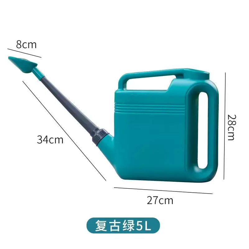 5-8L灑水壺澆花家用大容量長嘴澆水壺園藝澆菜淋花大號花灑噴水壺
