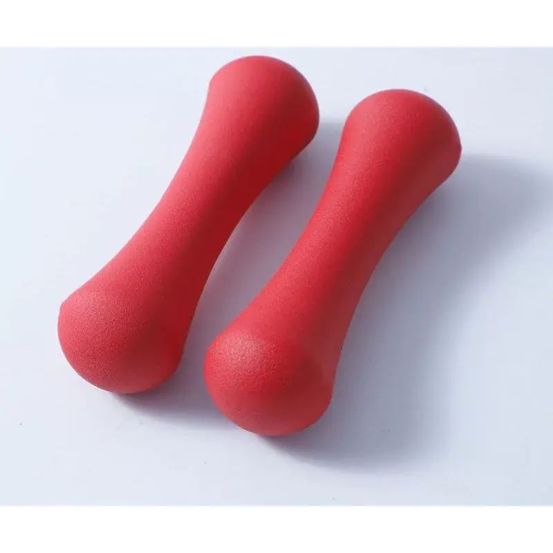 磨砂骨头小哑铃瑜伽健身器材男女士儿童家用健身运动实心铸铁哑铃