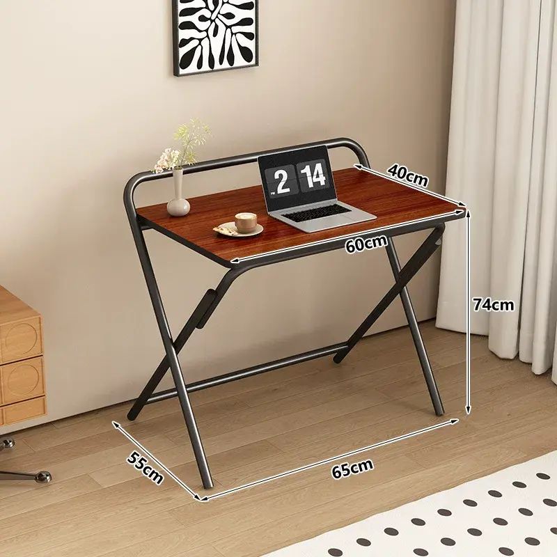 Desk foldable computer desk student home small apartment bedside table