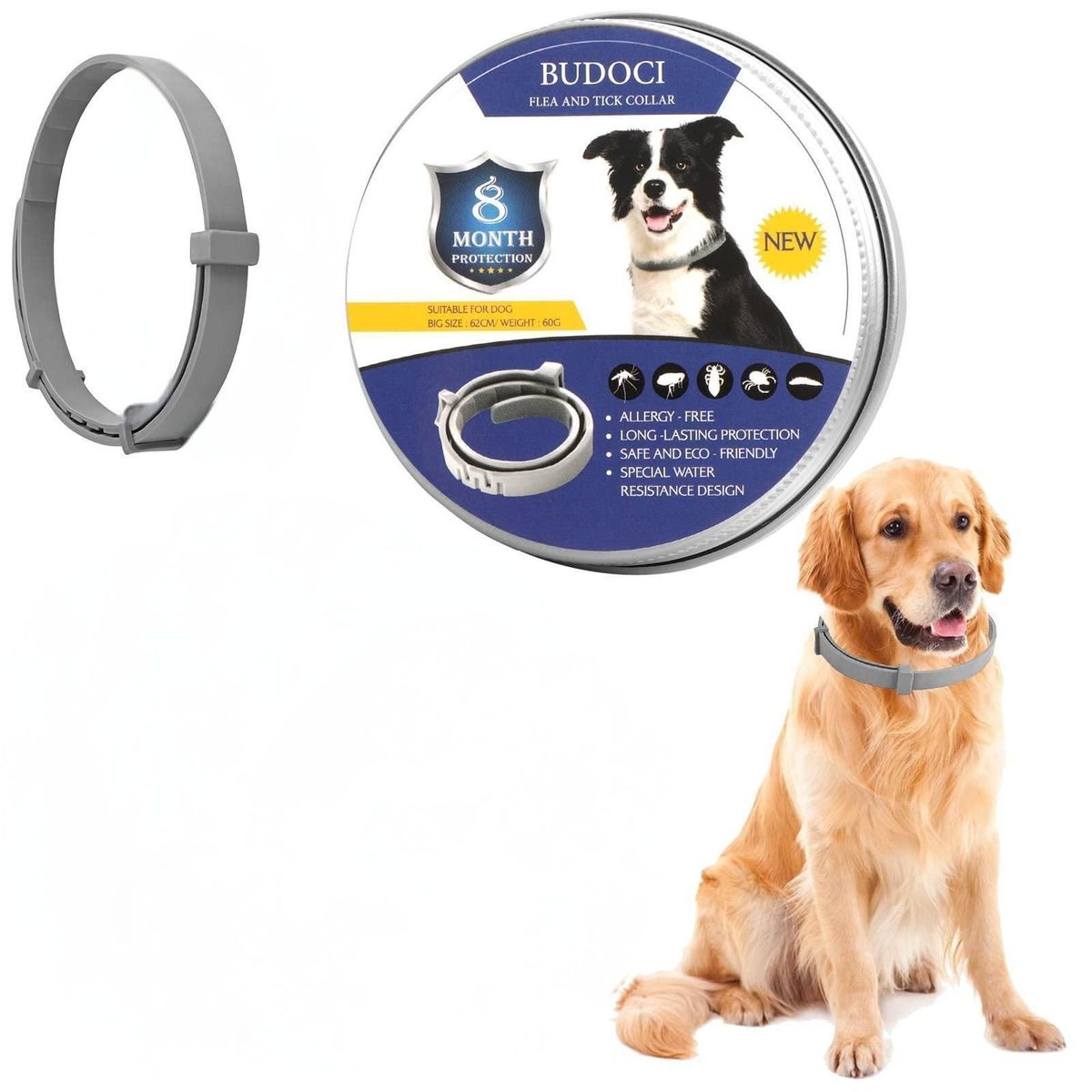 The pet-specific insect repellent collar has made its debut. It is specially designed for dogs