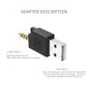 For iPod shuffle 3rd / 2nd USB Data Dock Charger Adapter, Length: 4.6cm (Magenta)