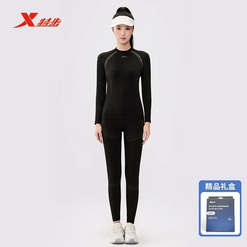 ting Drying Warm Innerwear Men s Compression Clothes Genuine  35503 Women s Black and Gray S Style 4
